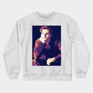 Leonardo DiCaprio pop art style Crewneck Sweatshirt